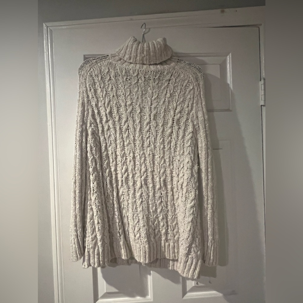 White free people sweater